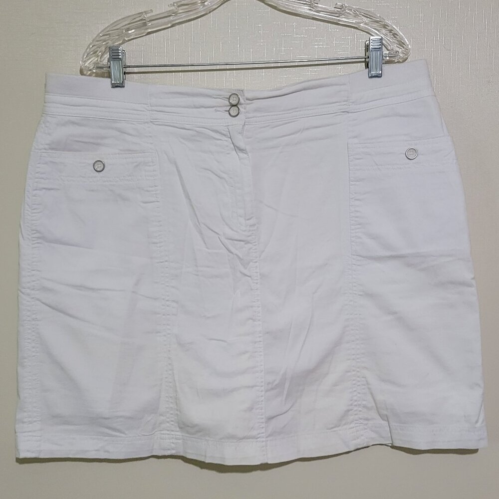 Karen Scott Skirt w/Shorts - Picture 1 of 4